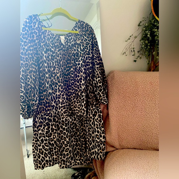 Leopard Print Dress - Picture 1 of 3